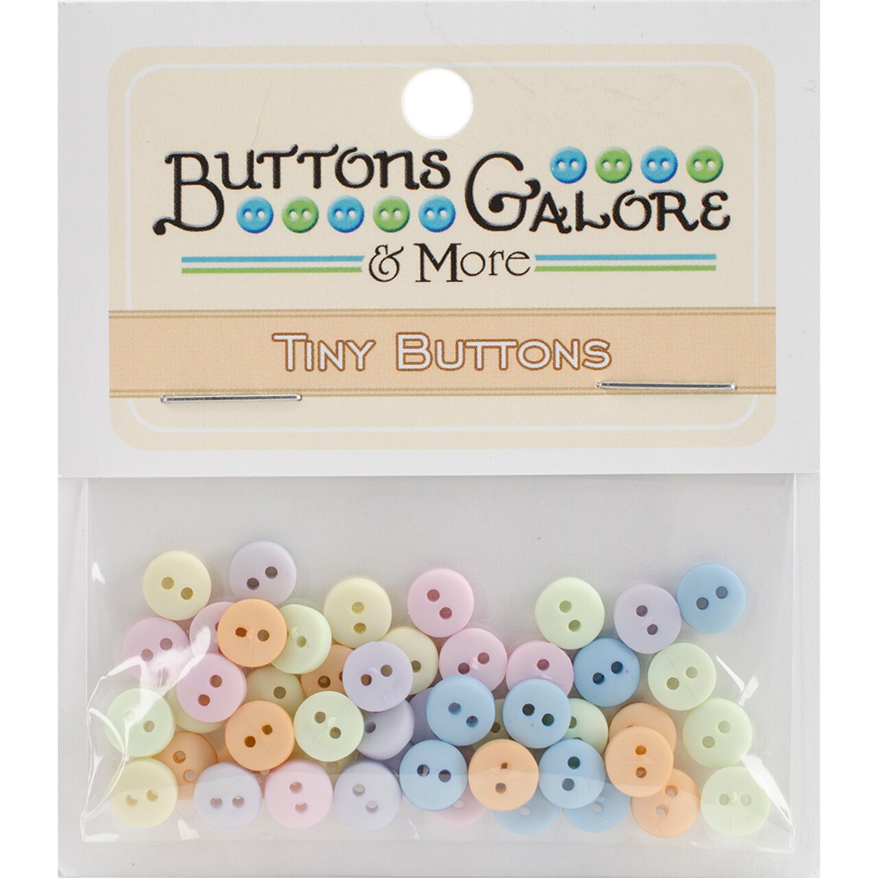 Buttons Galore Tiny Buttons-Pastel